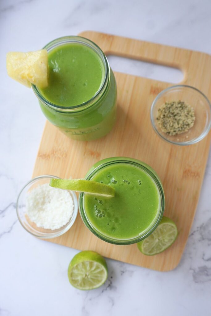 tropical green smoothie recipe