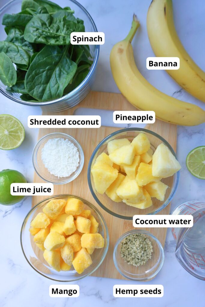 tropical green smoothie recipe