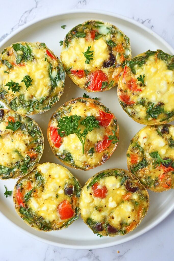 egg muffins greek style recipe