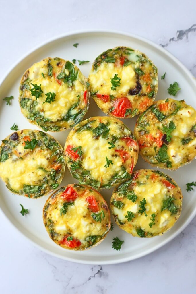 egg muffins greek style recipe