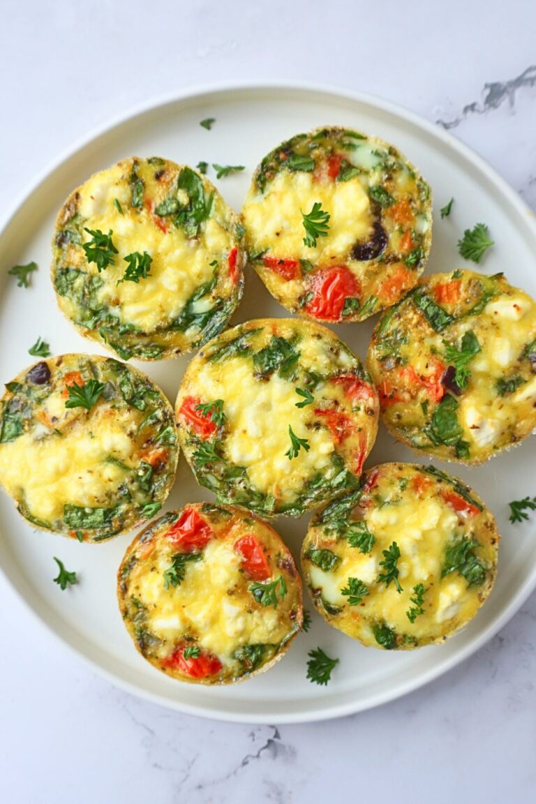 egg muffins greek style recipe