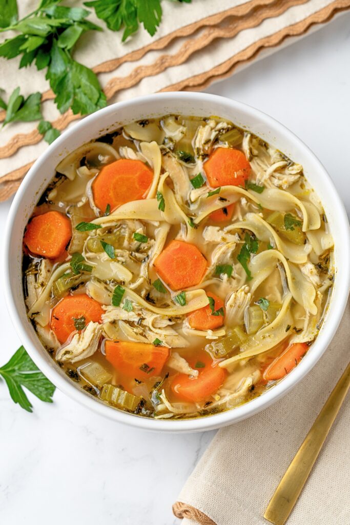 homestyle chicken noodle soup recipe