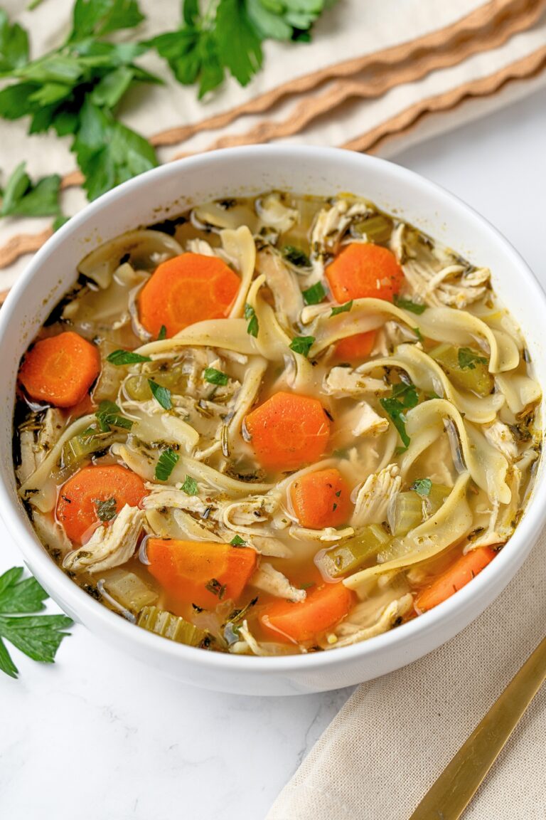 homestyle chicken noodle soup recipe