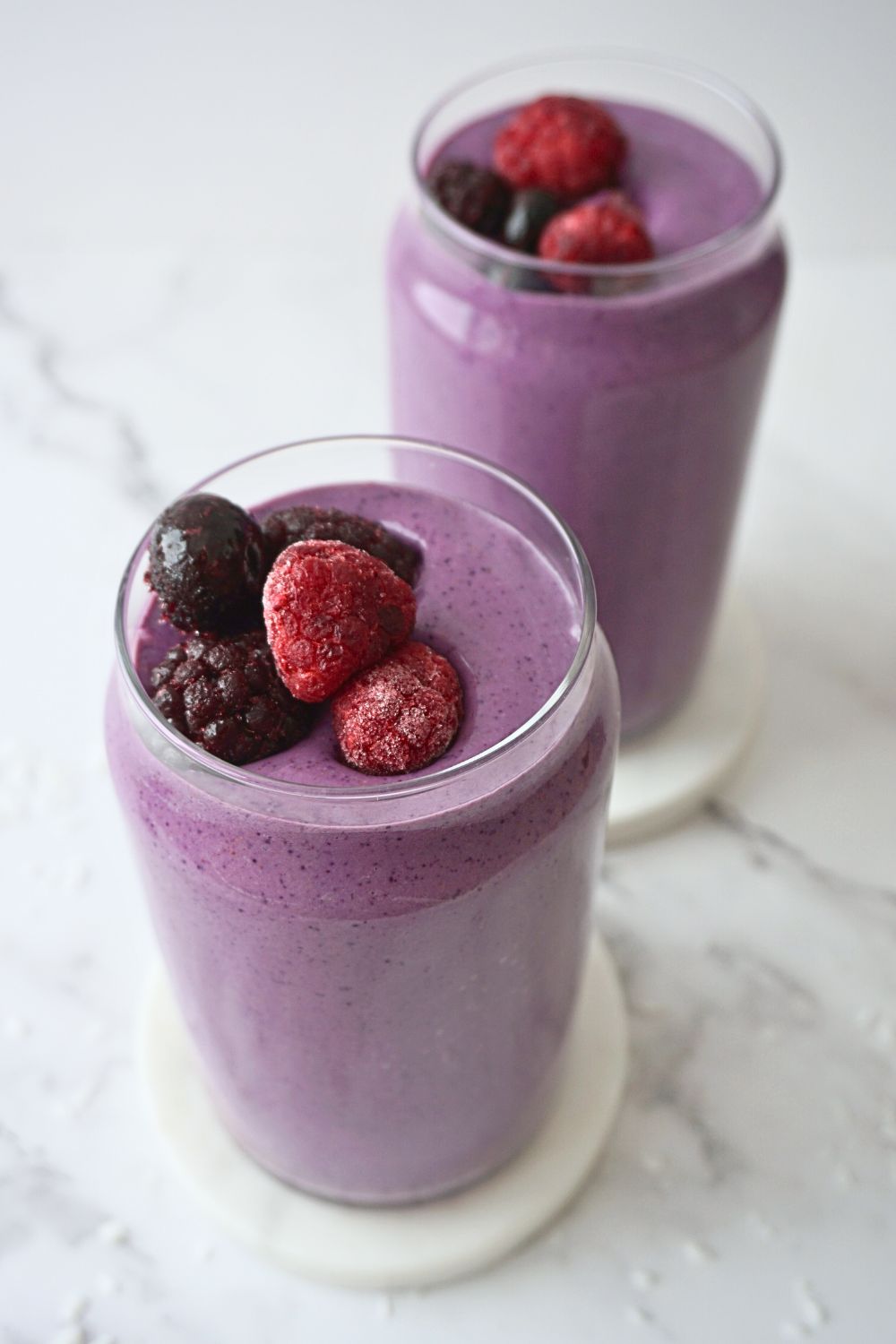 Mixed Berry Protein Smoothie - Pantry Trove