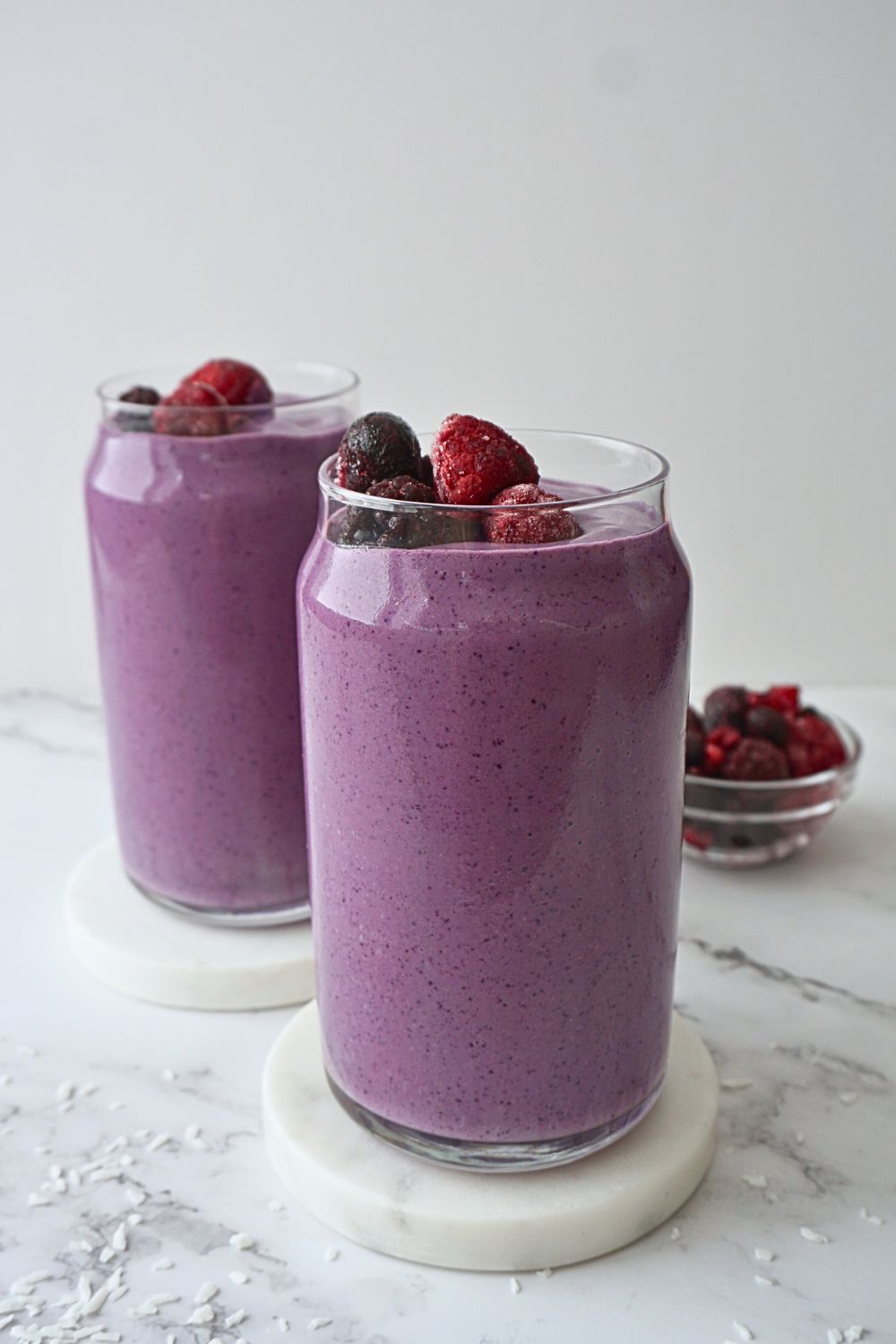 Mixed Berry Protein Smoothie - Pantry Trove
