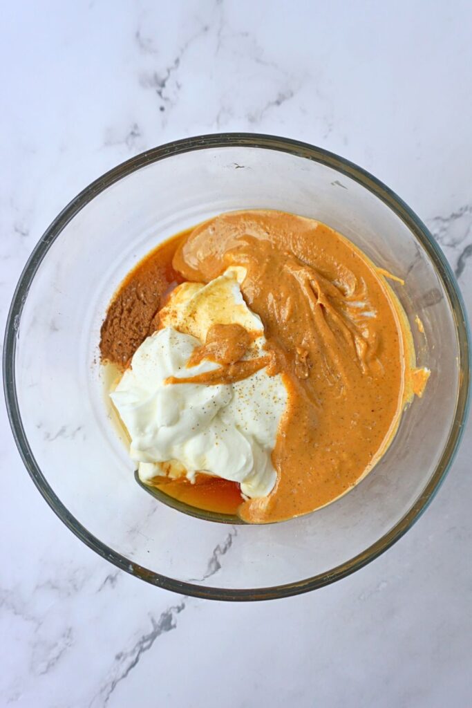 peanut butter yogurt dip for apples