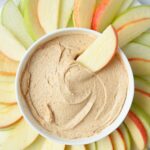 peanut butter yogurt dip for apples