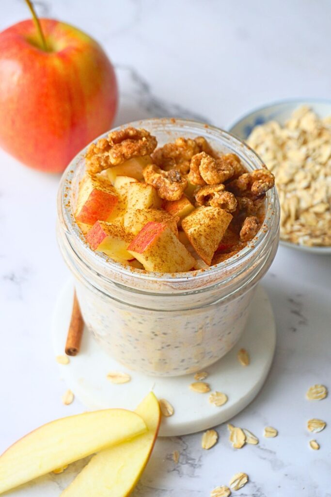 apple pie overnight oats