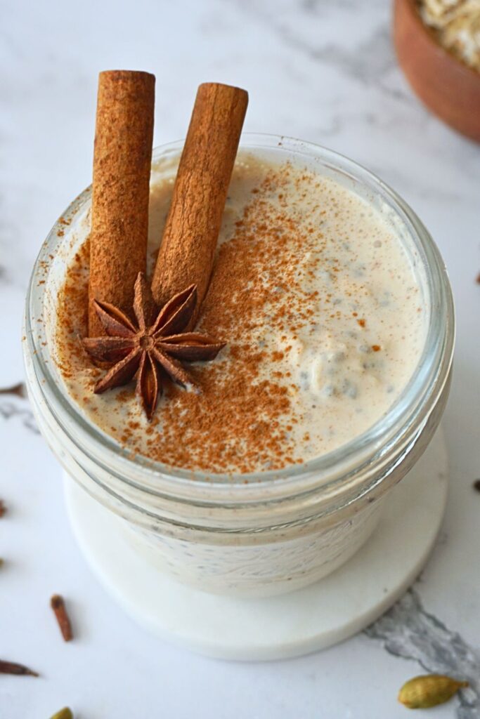 chai latte overnight oats