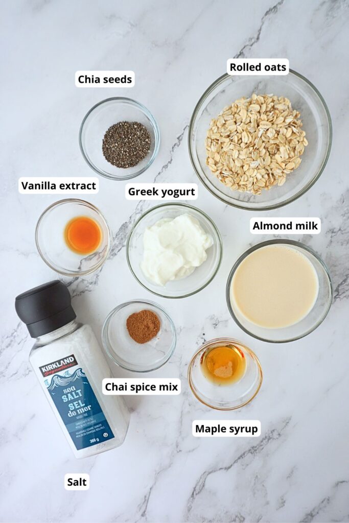 chai latte overnight oats