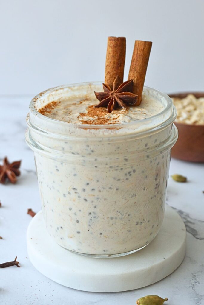 chai latte overnight oats