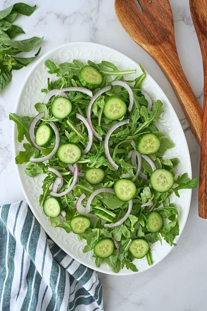 strawberry arugula salad