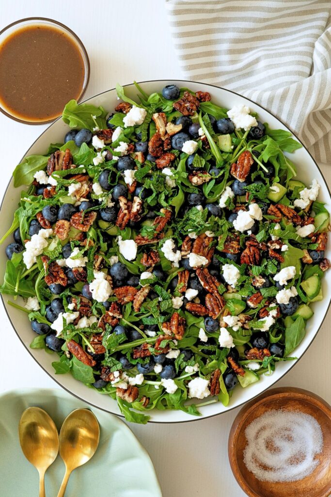 blueberry arugula salad