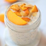 peach crisp overnight oats