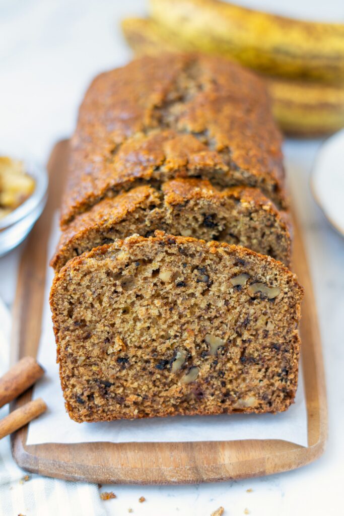 healthy banana bread