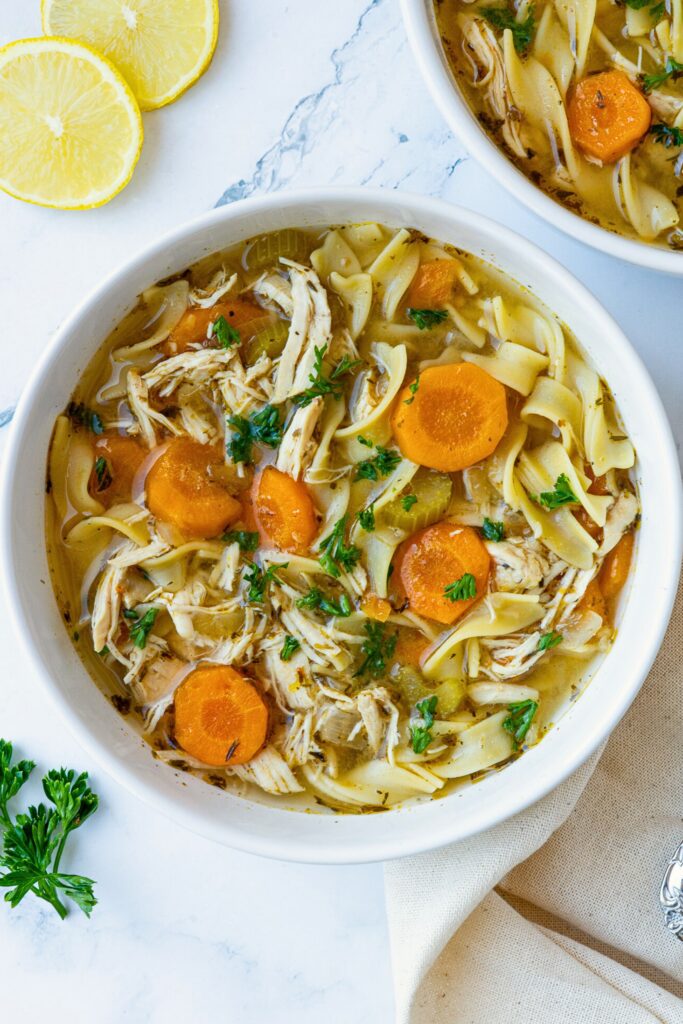 instant pot chicken noodle soup