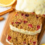 healthy cranberry orange bread