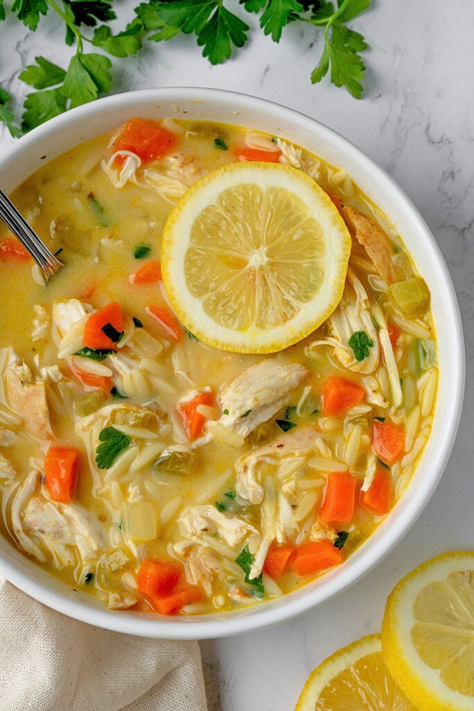 Avgolemono (Greek Lemon Chicken Soup)