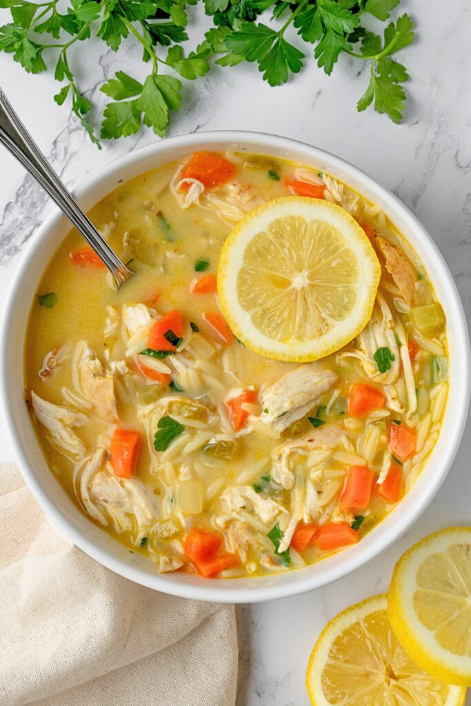 Avgolemono (Greek Lemon Chicken Soup)