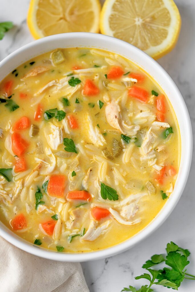 Avgolemono (Greek Lemon Chicken Soup)