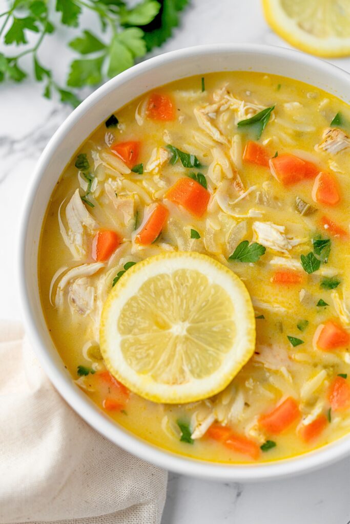 Avgolemono (Greek Lemon Chicken Soup)