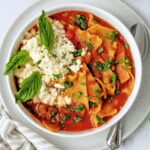 vegetarian lasagna soup