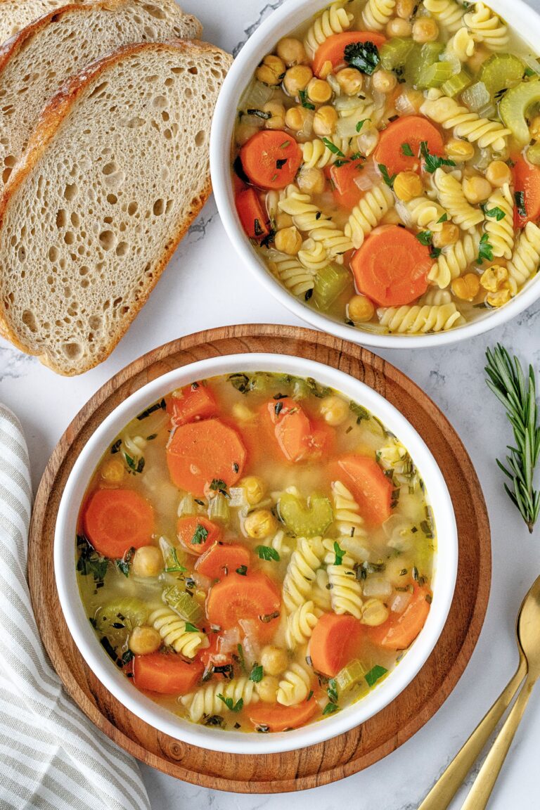 chickpea noodle soup