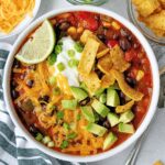 vegetarian taco soup
