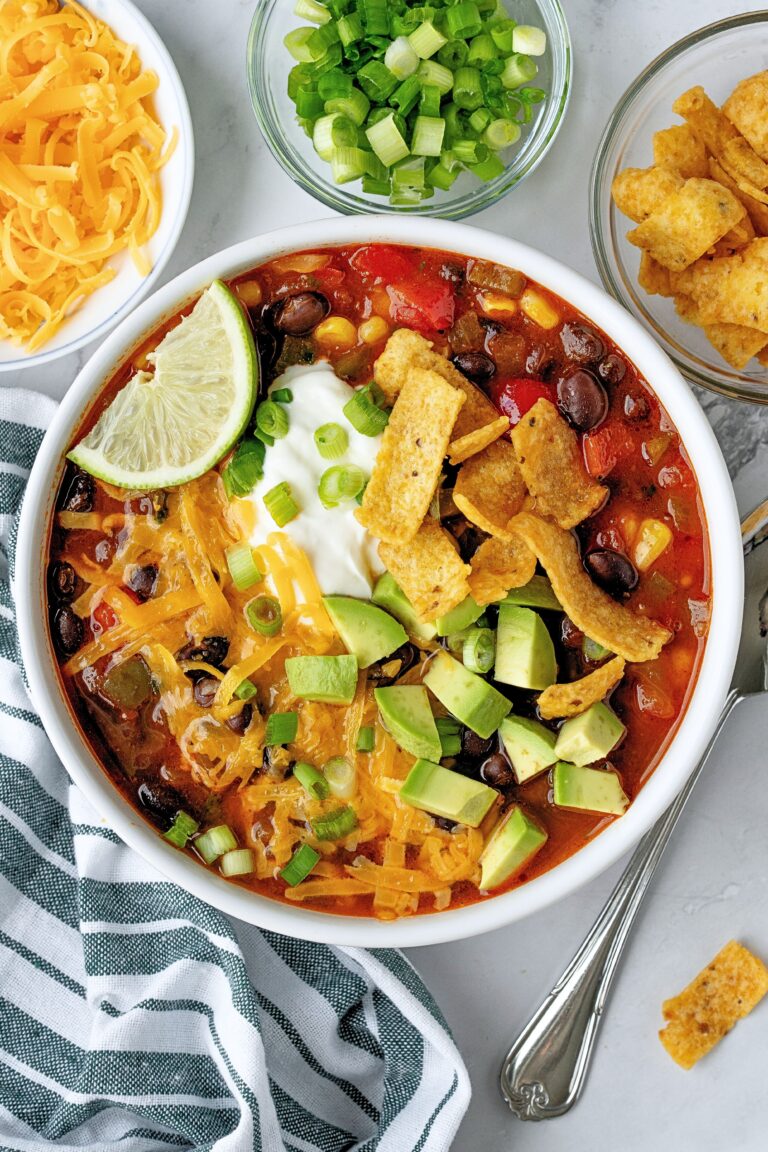 vegetarian taco soup