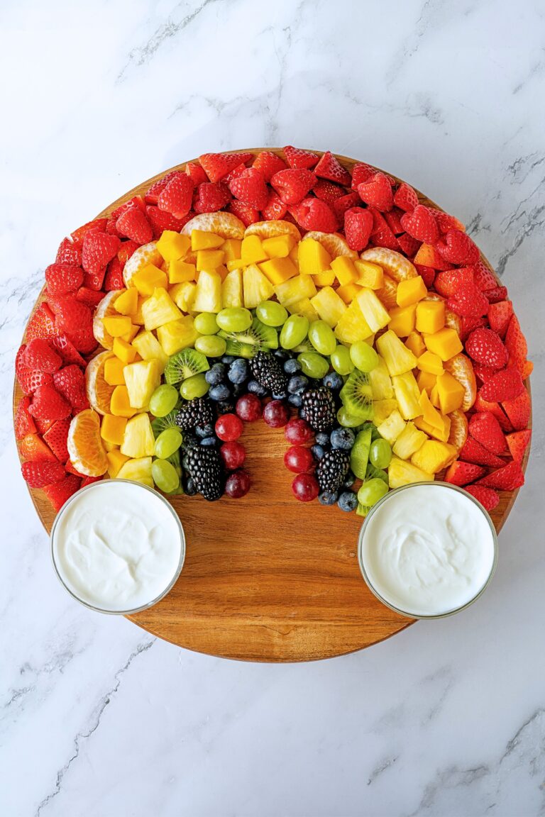 rainbow fruit platter recipe