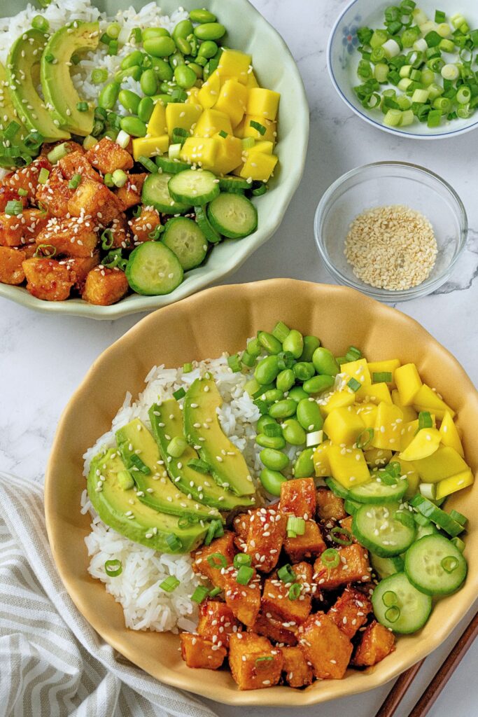 Crispy Tofu Bowls Recipe