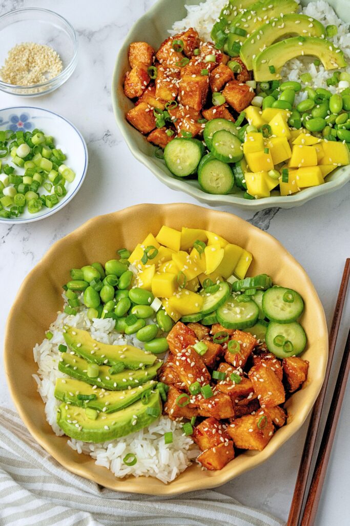 Crispy Tofu Bowls Recipe