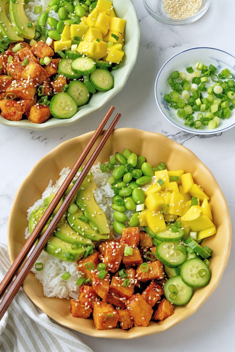 Crispy Tofu Bowls Recipe