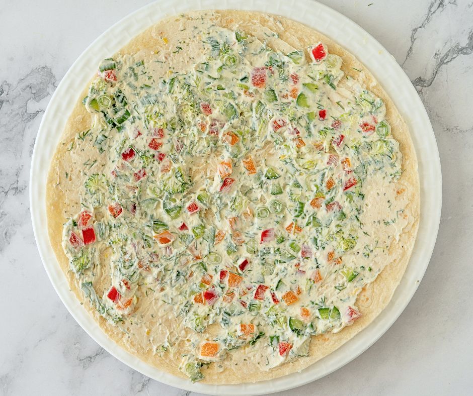 veggie tortilla roll ups pinwheels