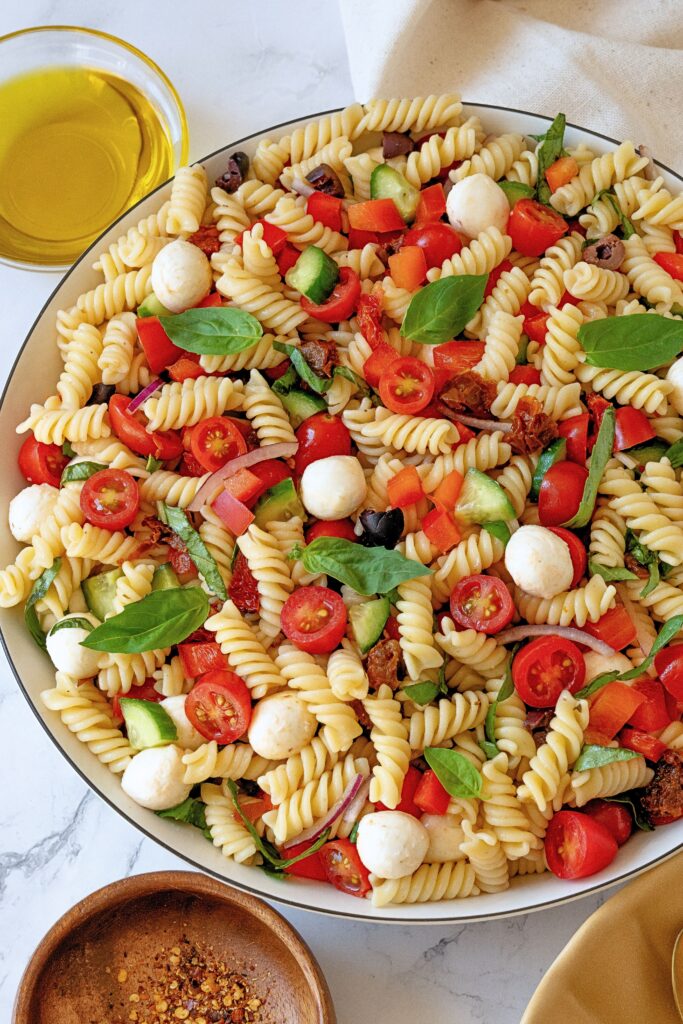 italian pasta salad (vegetarian)