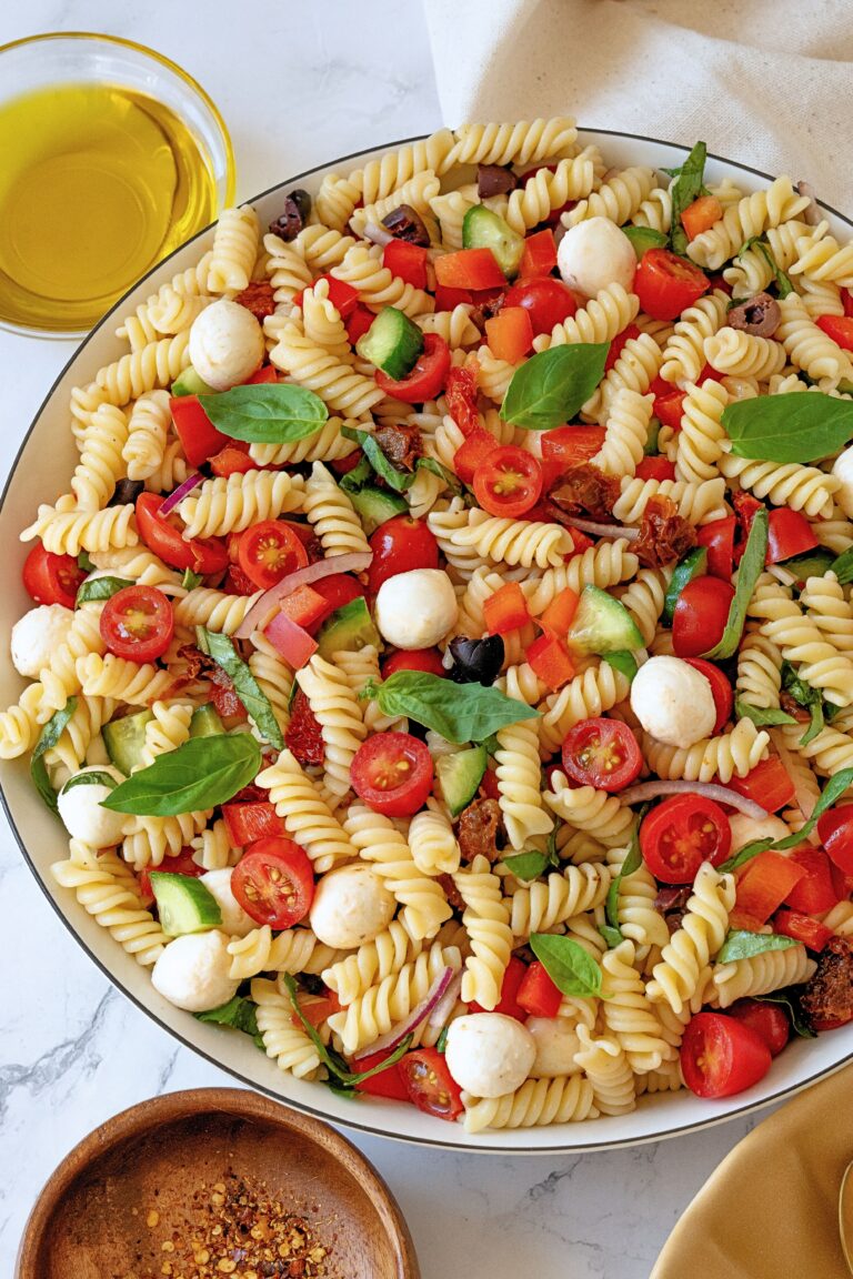 italian pasta salad (vegetarian)