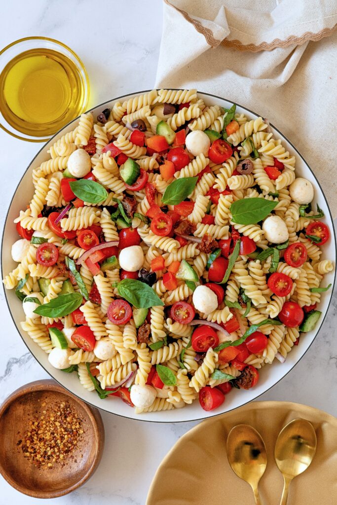 italian pasta salad (vegetarian)