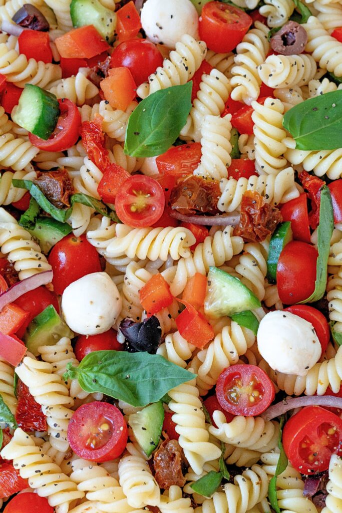 italian pasta salad (vegetarian)