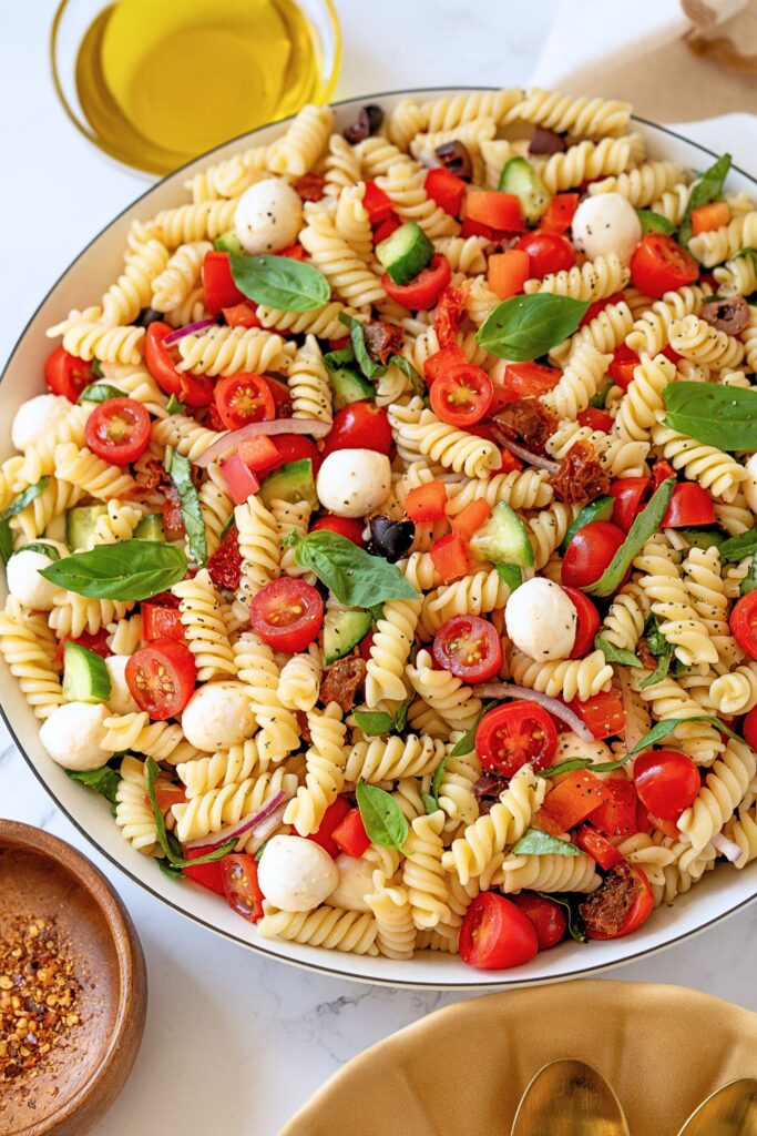 italian pasta salad (vegetarian)
