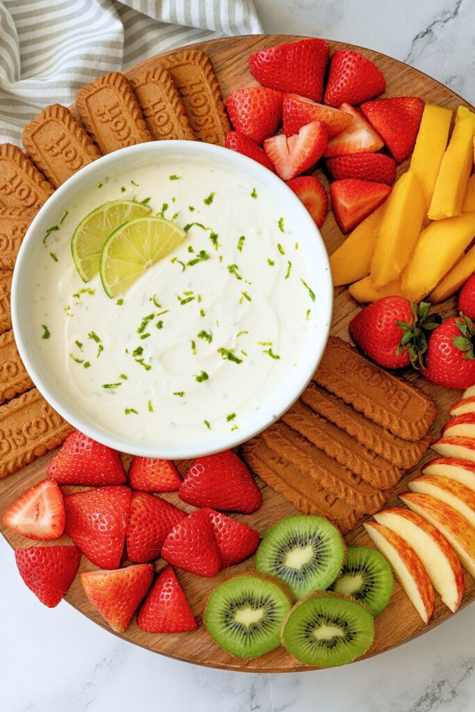 key lime pie dip with yogurt