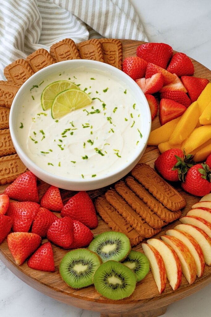 key lime pie dip with yogurt