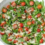 arugula tomato salad lemon vinaigrette