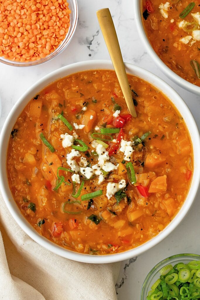 red lentil soup recipe