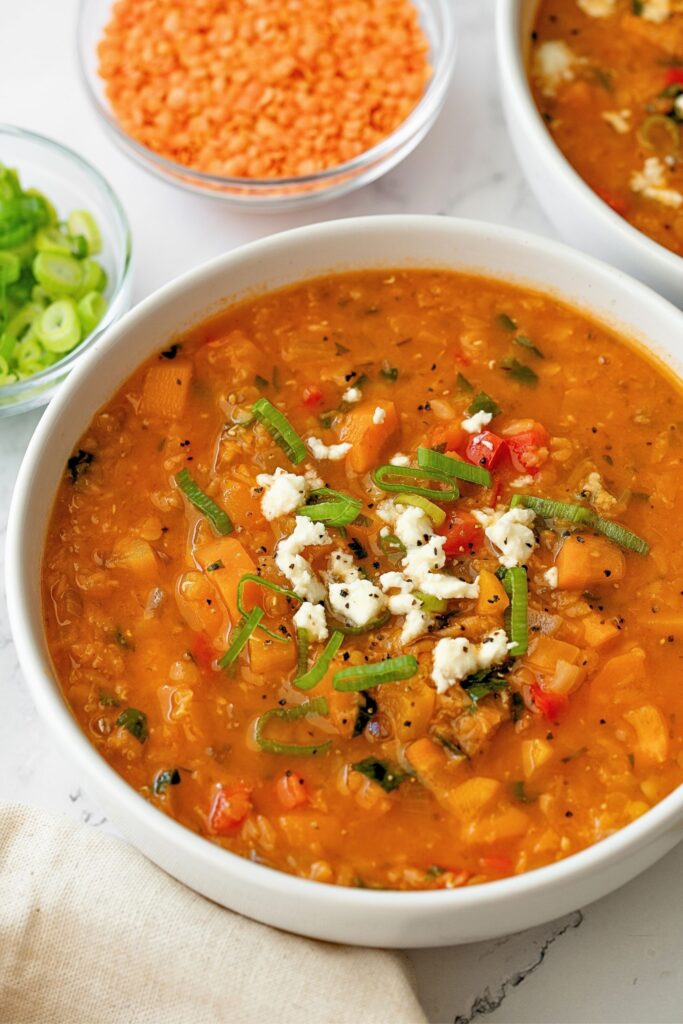 red lentil soup recipe