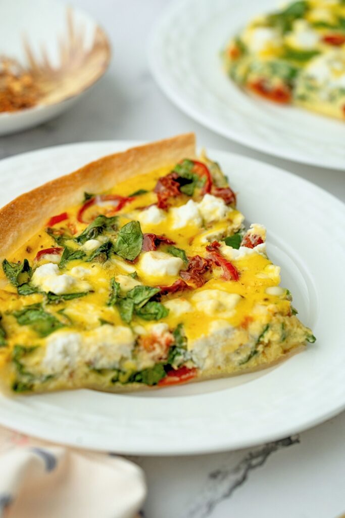 tortilla egg bake with cottage cheese