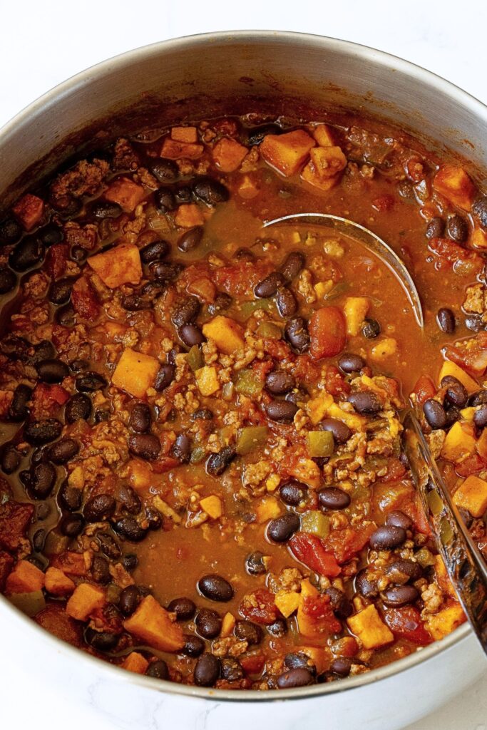 turkey sweet potato chili recipe
