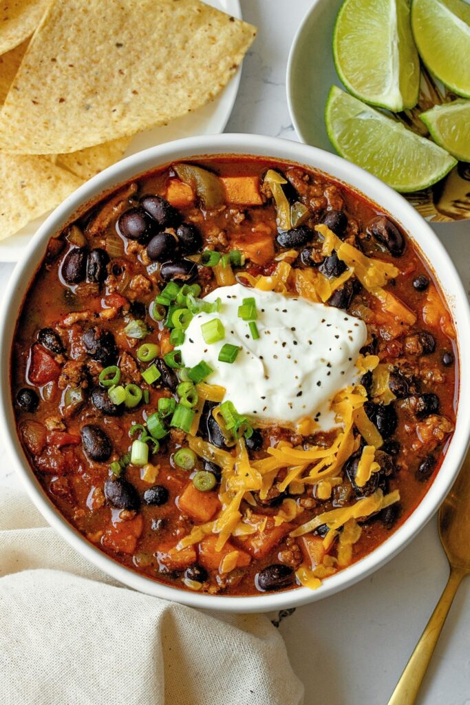 turkey sweet potato chili recipe