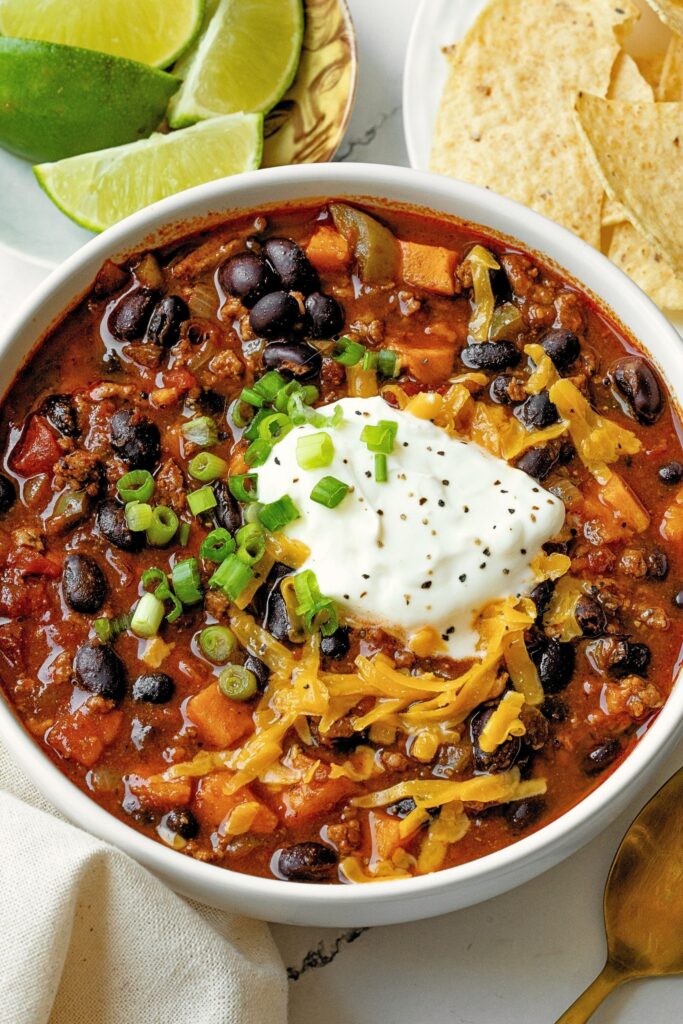 turkey sweet potato chili recipe