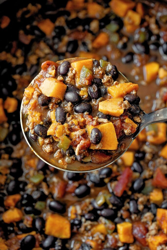 turkey sweet potato chili recipe