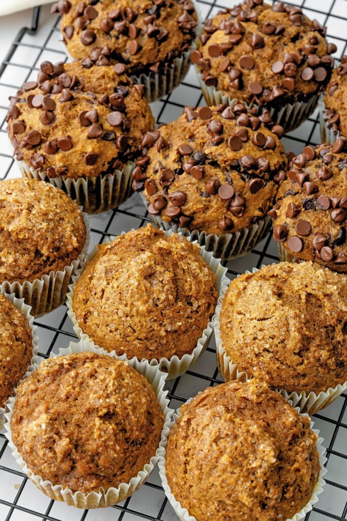 healthy pumpkin muffins